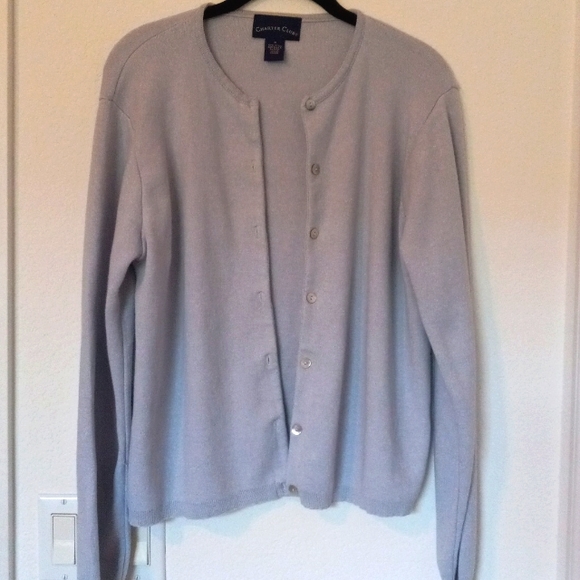 Charter Club sweater. Light blue. Size M. - Picture 1 of 9